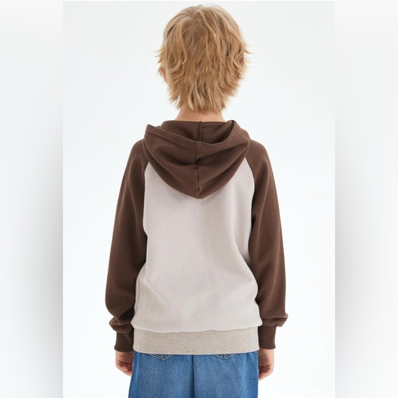 Boy’s Waffle Knit Hoodie - Picture 3 of 8